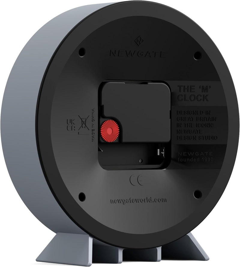 NEWGATE® Theater-Kaminuhr – leiser Sweep "No Tick" Kaminuhr – kleine Kaminuhren – minimalistisches Z