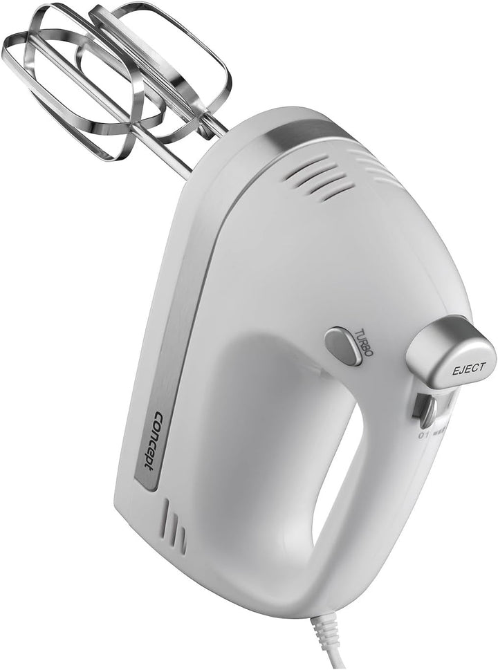 Concept Handmixer SR3390-500 W, 5 Geschwindigkeiten, Turbofunktion, ergonomischer Griff, Schneebesen