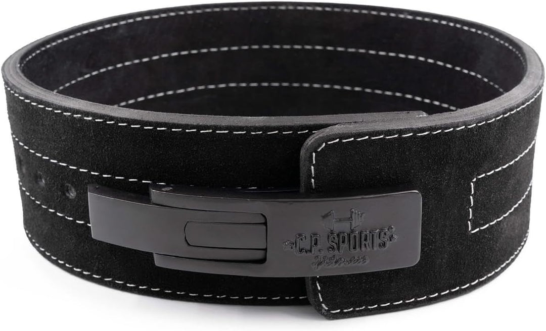 C.P.Sports Profi-Powerlifting-Gürtel T9 - Kraftdreikampf Gürtel, Heavy Duty Pwer Belt, KDK M Schwarz