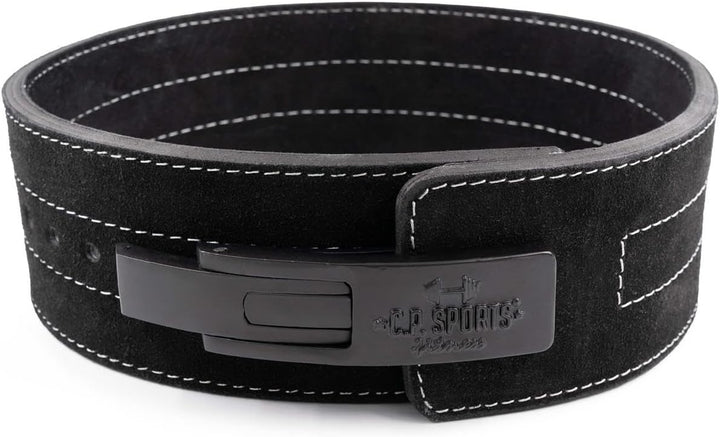 C.P.Sports Profi-Powerlifting-Gürtel T9 - Kraftdreikampf Gürtel, Heavy Duty Pwer Belt, KDK M Schwarz