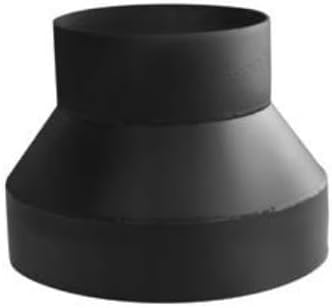 Ofenrohr Rauchrohr Reduzierung Reduzierungsstück Abzugrohr Reduktion von 180 auf 130 mm Senotherm 2m