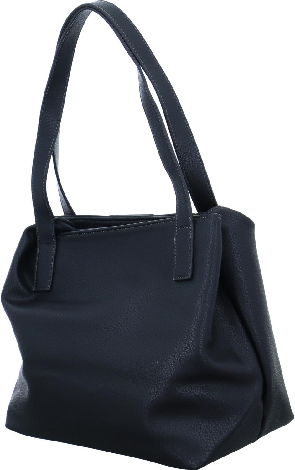 TOM TAILOR bags Miri Zip Damen Shopper Umhängetasche Reissverschluss Schwarz, Schwarz