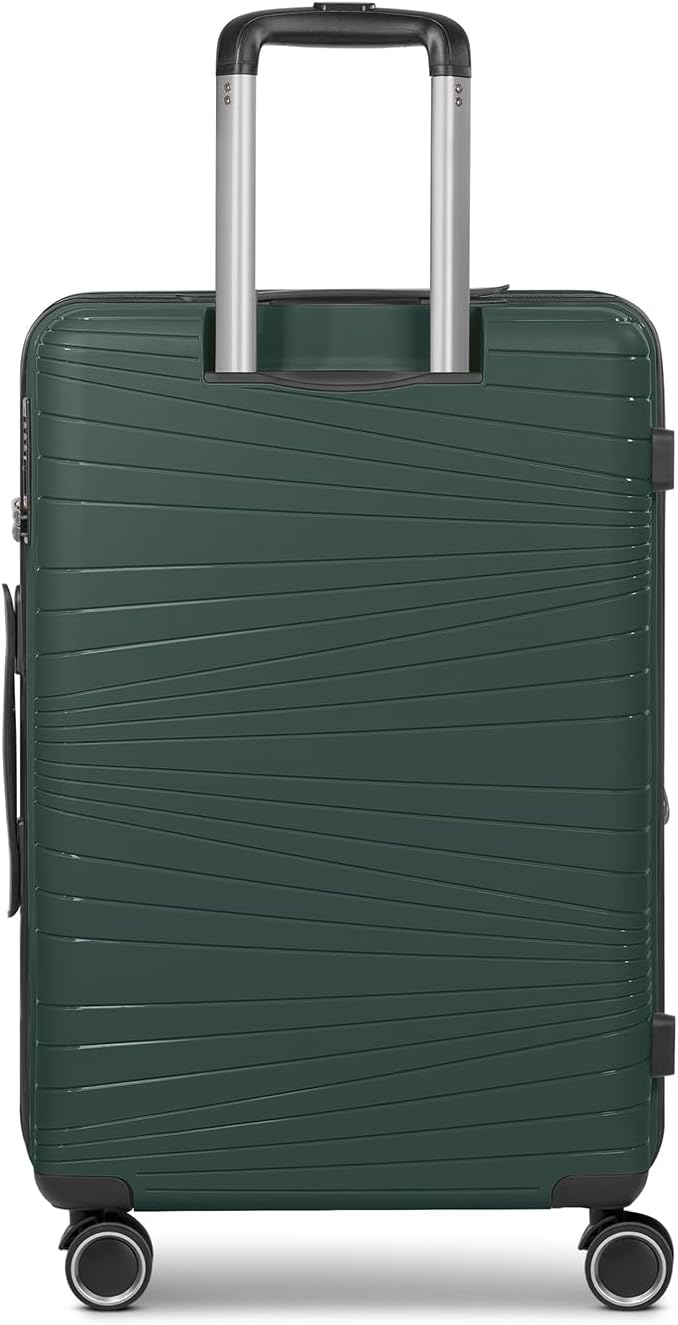 Franky Dallas 3.0 Hartschalen-Trolley mit 4 Rollen Koffer Set 3 Teilig | Ausgestattet mit TSA-Schlos