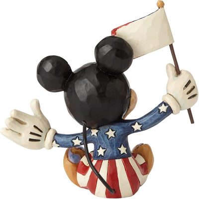 Enesco Disney Traditions by Jim Shore Patriotische Mickey Mouse Miniaturfigur, 8,9 cm, Mehrfarbig 3.