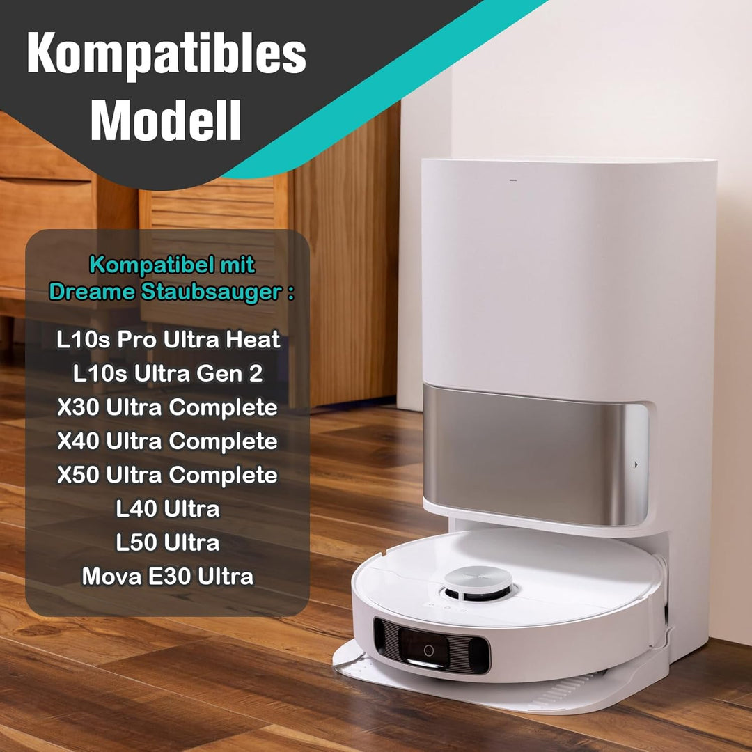 16 Stück Staubbeutel für Dreame X30/X40/X50 Ultra Complete, L10s Pro Ultra Heat/L10s Ultra Gen 2, L4