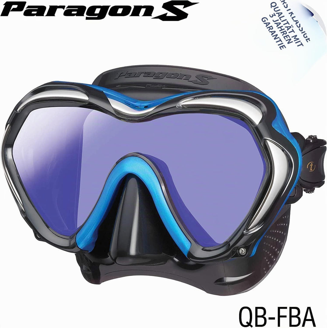 TUSA Paragon M2001SQB - Profi Tauchermaske Schwarz, Schwarz