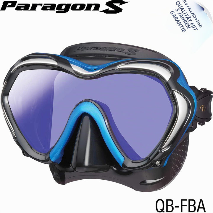 TUSA Paragon M2001SQB - Profi Tauchermaske Schwarz, Schwarz