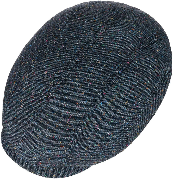 Stetson Donegal Colour Spots Flatcap - Zeitlose Schirmmütze - Klassische Form - Cap in Seiden-Wollmi