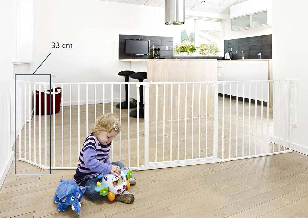 BabyDan Flex Sektion/Verlängerung, Anthrazit, 33 cm: für Schutzgitter Flex M / L / XL / XXL sowie La