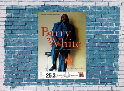 Barry White - Put Me In Your Mix, Frankfurt 1991 » Konzertplakat/Premium Poster | Live Konzert Veran