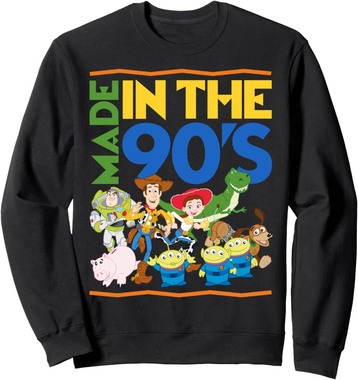 Disney Pixar Toy Story Group Shot Made In The 90's Poster Sweatshirt