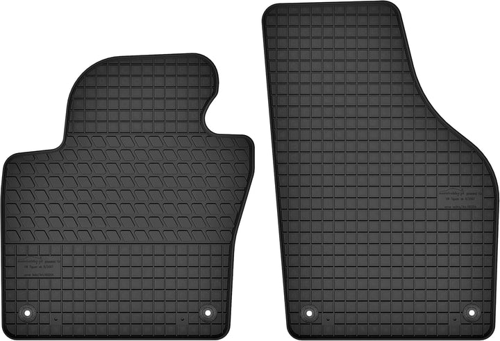 Motohobby Vorne Gummi Fussmatten Gummimatten Satz für VW Tiguan I (2007-2015)