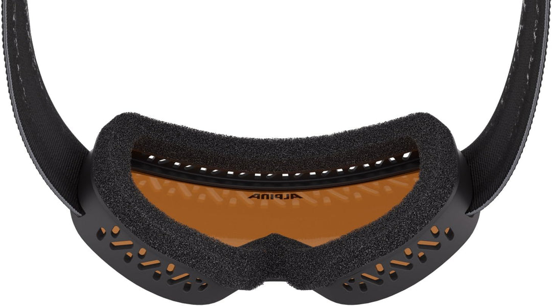 ALPINA PINEY - Beschlagfreie, Extrem Robuste & Bruchsichere Skibrille Mit 100% UV-Schutz Für Kinder