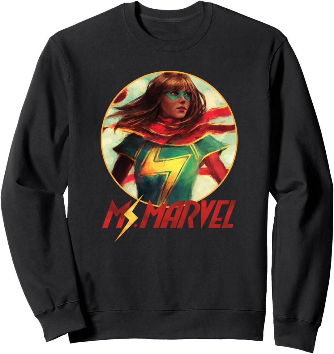 Marvel Ms. Marvel Super Hero Pose Sweatshirt