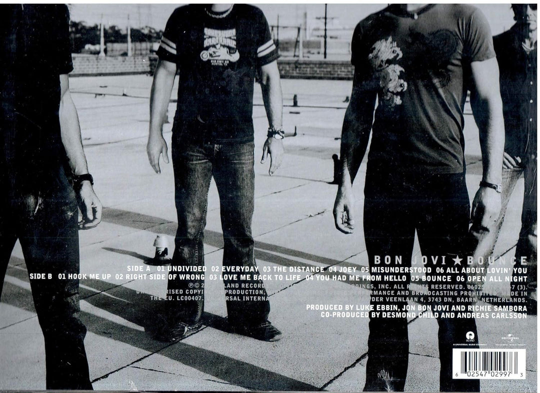 Bounce Remastered), Vinyl