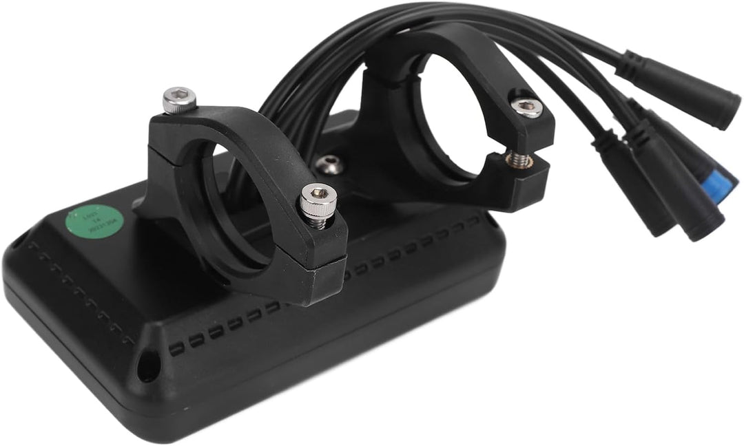 Tbest Elektrofahrrad-Panel, Wasserdichtes ABS-LCD-Display für Geschwindigkeitsstufen-Leistungsmodusa