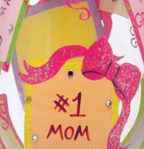 Enesco Designs by Lolita GLS11-5590M Weinglas, 1 Mom, 425 ml LOLITA WG #1 Mom, LOLITA WG #1 Mom