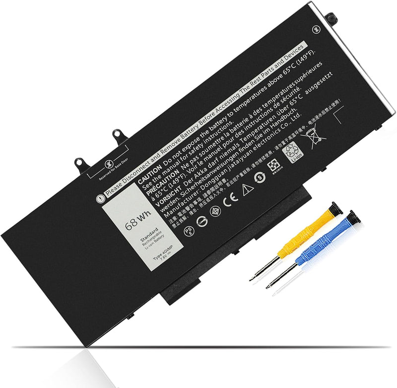 K KYUER 68Wh 4GVMP Laptop Akku Replacement für Dell Latitude 5400 E5400 5410 E5410 5500 E5500 5510 E