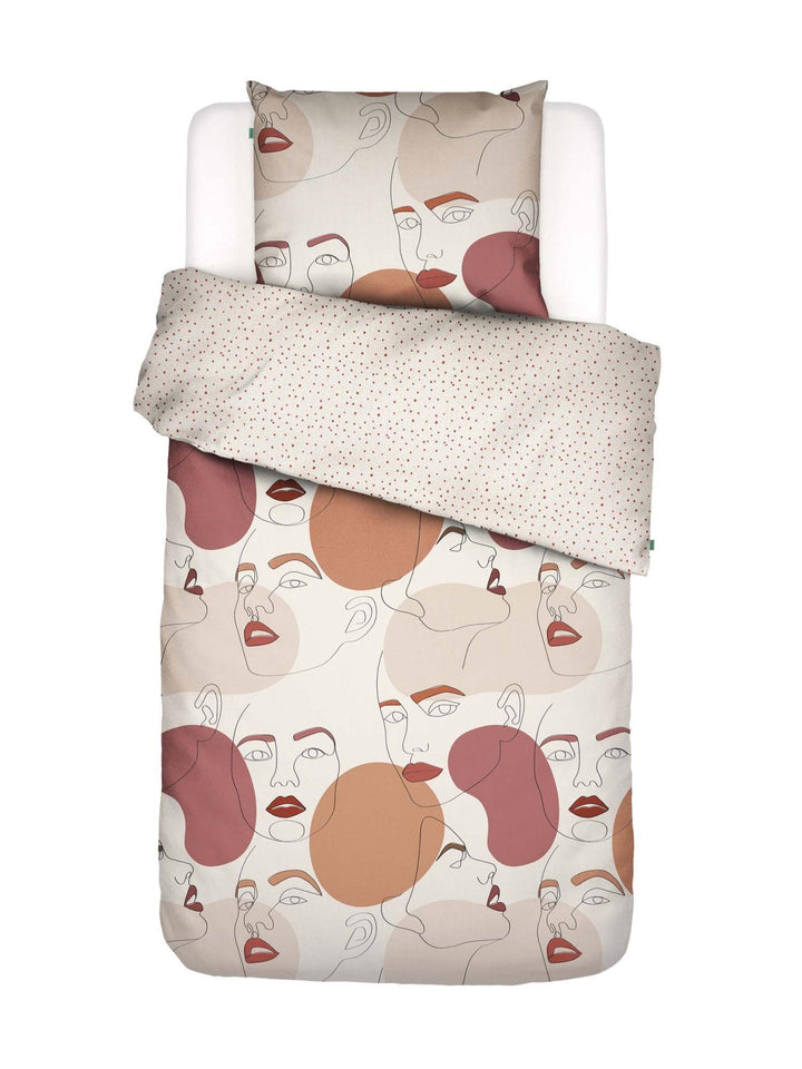 Covers & Co Bettwäsche Femme Fatale Frauen Gesichter Multi, 155x220 + 1 x 80x80 cm