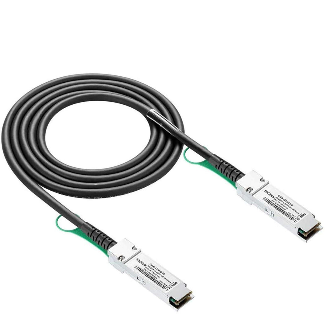 40G QSFP+ DAC Cable, 40GBASE-CR4 Passive Direct Attach Copper Twinax QSFP Cable for Mellanox MC22061