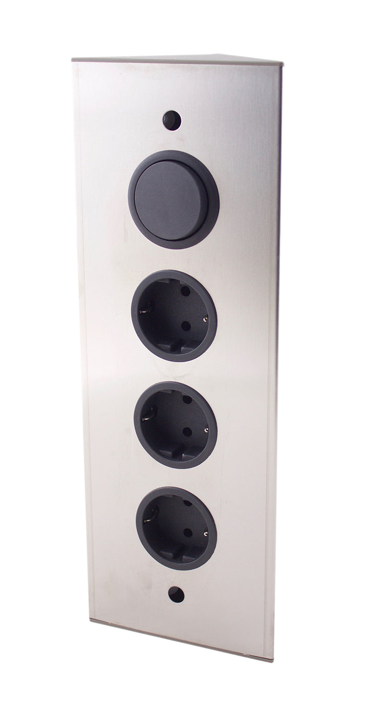 STS 3007 Energie-Ecksaeule Edelst.320mm