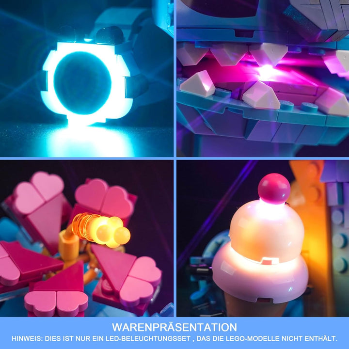 LocoLee Licht Kompatibel mit Lego Stitch, Nur Lichter Set - Kein Modell, Licht BeleuchtungSet Compat