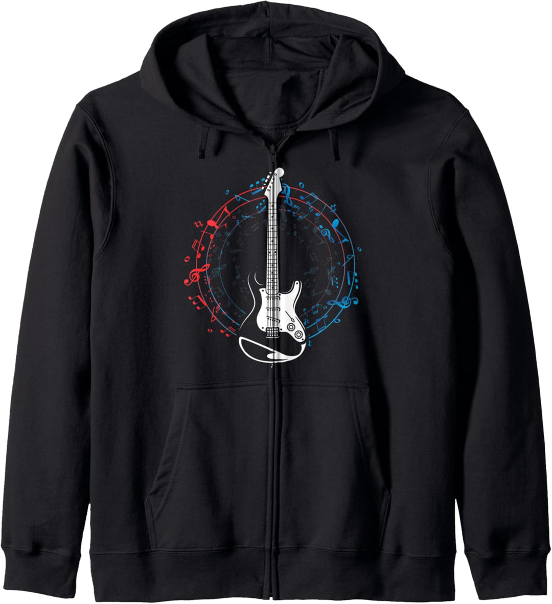 E-Gitarre Instrument Musiknote Gitarrist Gitarrenspieler Kapuzenjacke