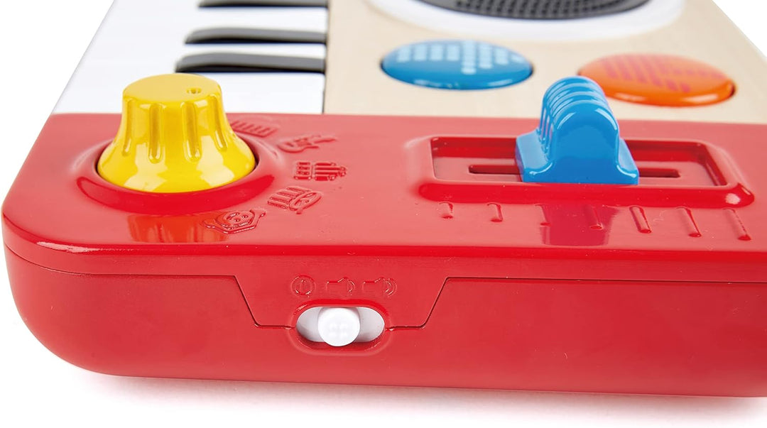 Hape DJ Mischpult - Elektronisches Kinder-Mix und Spin Studio mit Soundeffekten, Scratch-Funktion un