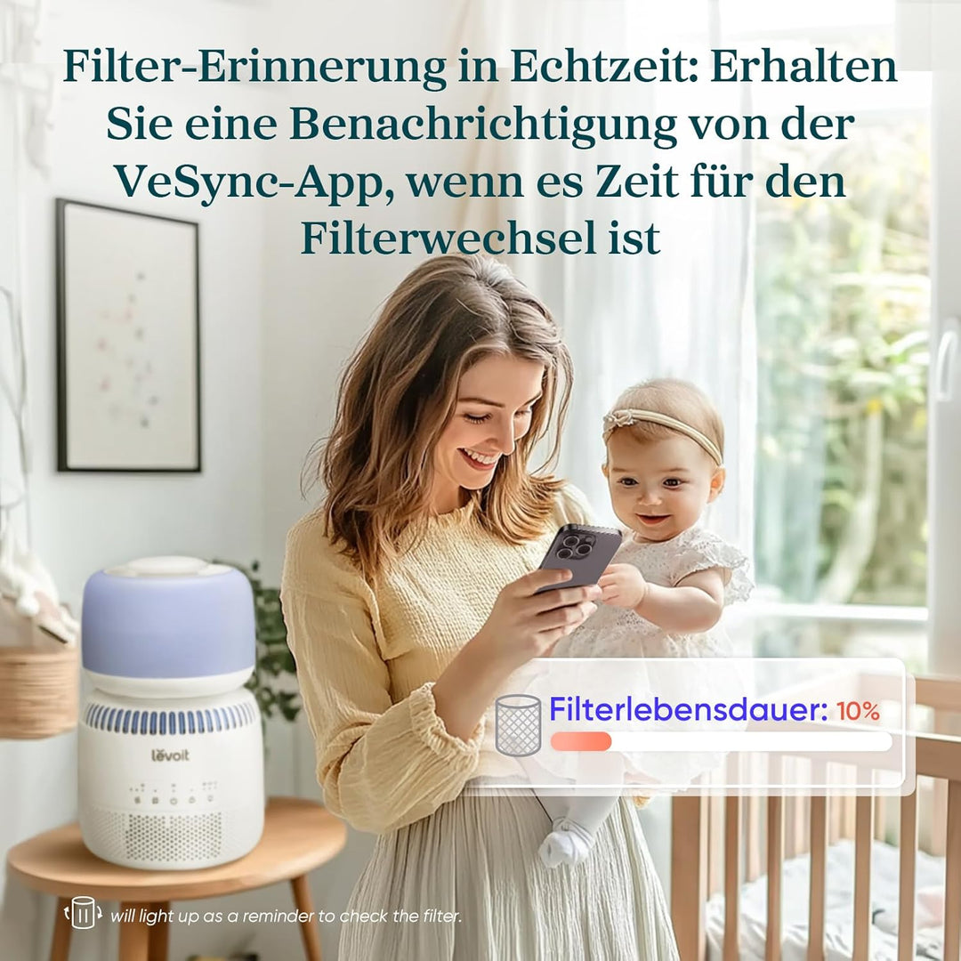 Levoit Ersatzfilter für Sprout Verdunstungsluftbefeuchter 1 pack Ersatzfilter für Sprout, 1 pack Ers