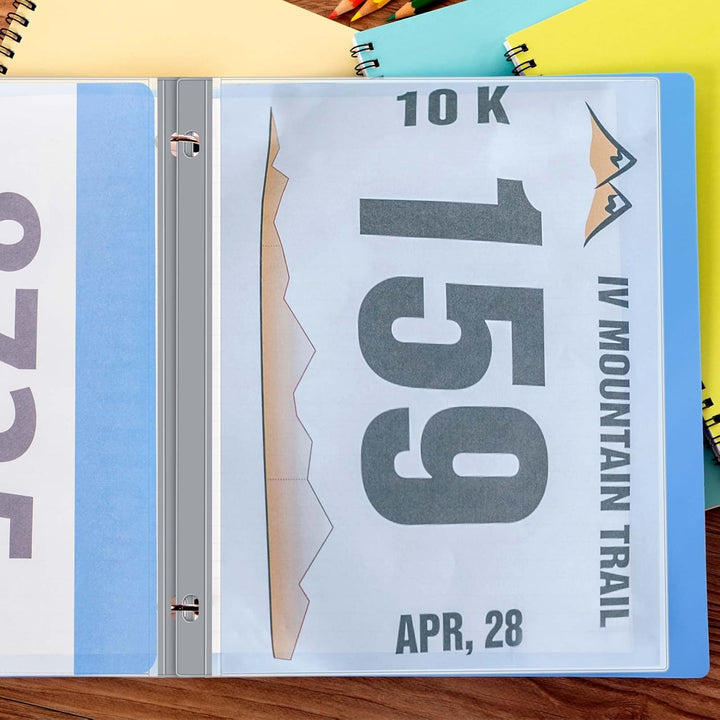 Race Bib Display Vinyl Protector Sheets Running Medaille Hanger Display Clear Protective Medaille Ho