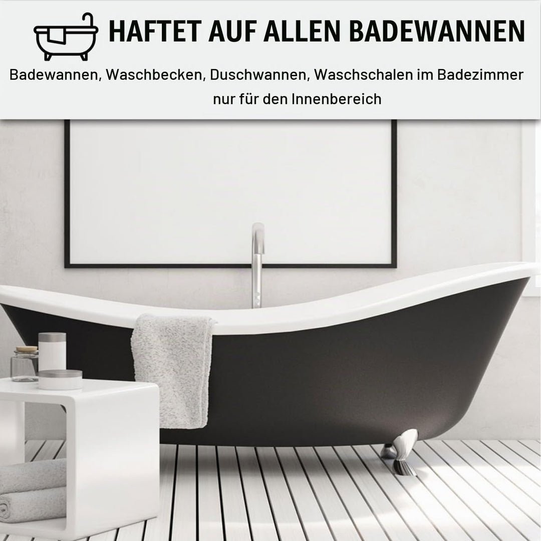 BADEWANNENLACK - BADFARBE - Zum Überstreichen von Badewannen, Waschbecken und Duschen - Weiss RAL 90