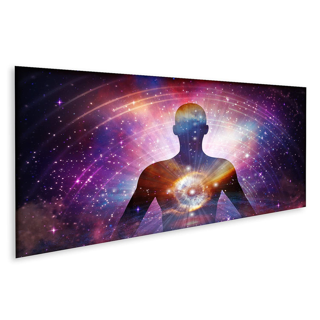 islandburner Bild auf Leinwand Konzept Des Erwachens Astralprojektion Seelenreise Spirituelle Reise