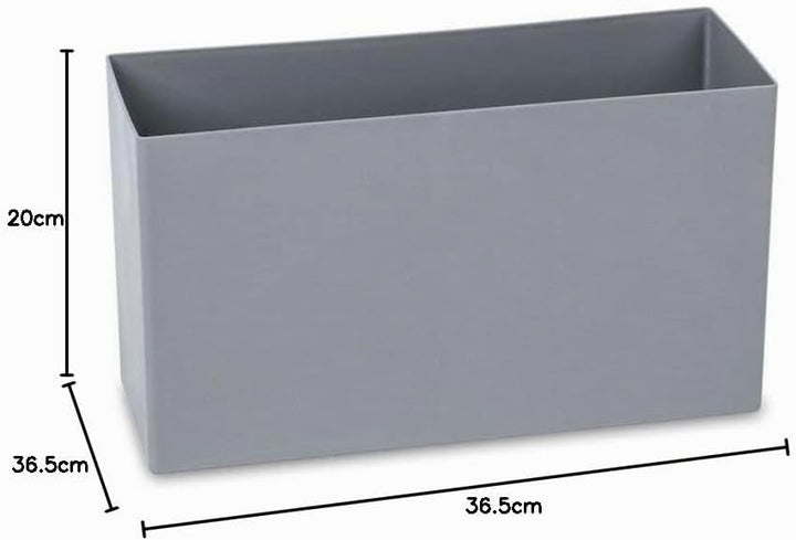 SuperSparSet 10x NextGen Einsatzkästen | HxBxT 20x36,5x13,3cm | 8,5 Liter | Grau | Einsatzkasten, Eu