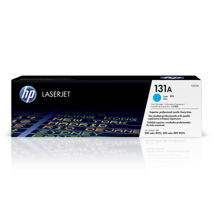 HP 131A (CF211A) Blau Original Toner für HP LaserJet Pro 200 Color M251n, MFP M276,cyan cyan Standar