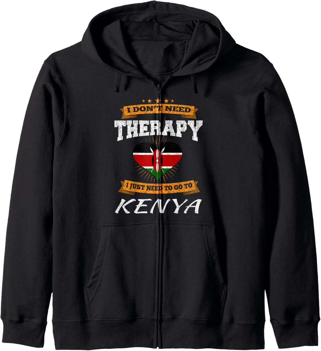 Kenianische Flagge I Kenia Flagge I Urlaub Kenia Kapuzenjacke