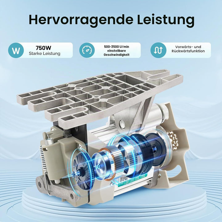 220V Bürstenloser Elektrischer Servomotor Nähmaschine Motor, 750W Servomotor Energiesparender, Indus