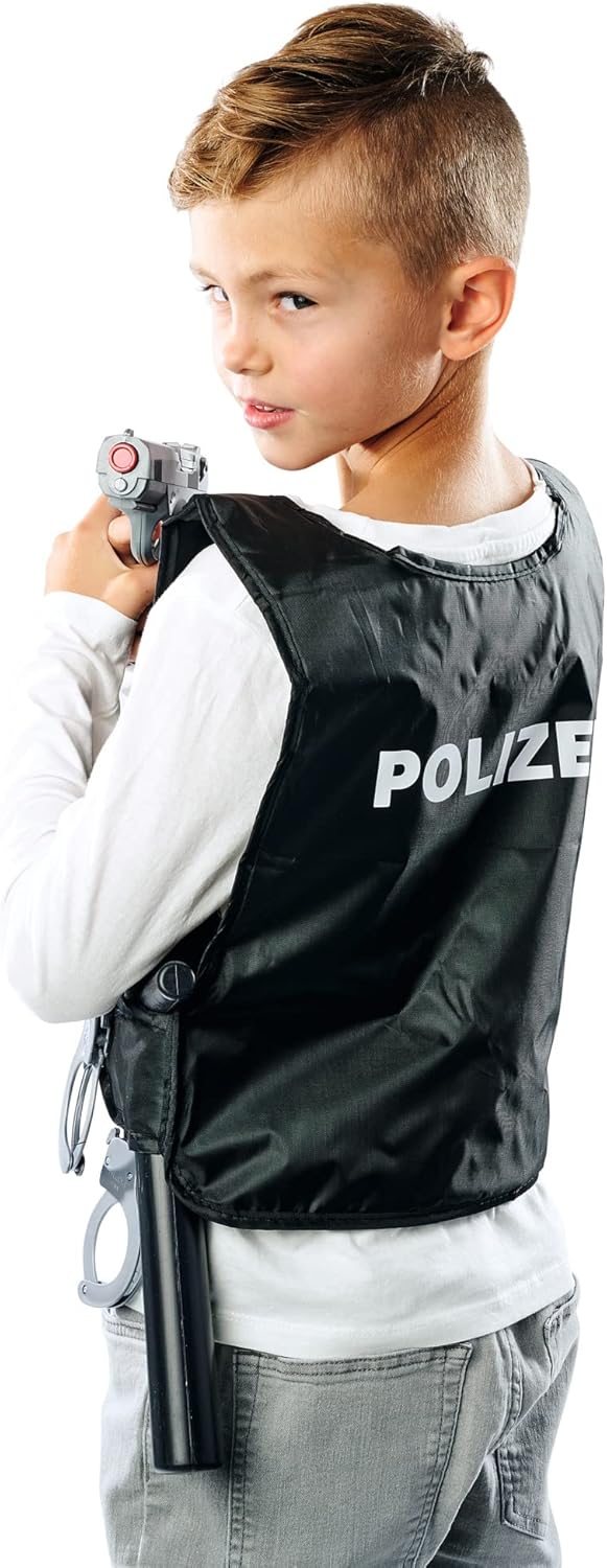 Simba 8102665 - Polizei Einsatzkommando Set, Schwarz, 48 x 36 x 5 cm