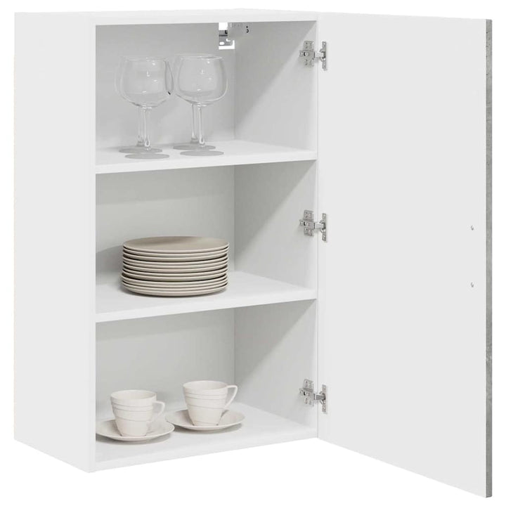 vidaXL Geschirrspülerfront Kalmar Beton Grau 50 x 31 x 80 cm, Eleganter moderner Küchenregal, grosse