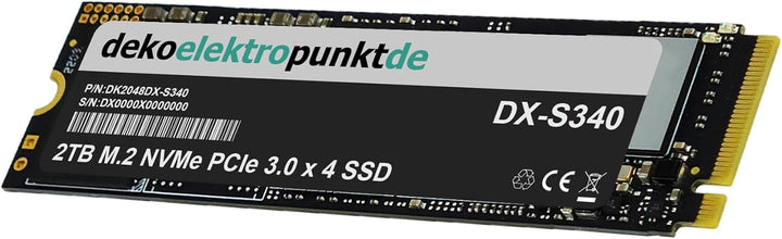 2TB M.2 NVMe Gen3 SSD Festplatte passend für ASUS ROG Strix Z690-E Gaming WiFi Mainboard, Alternativ