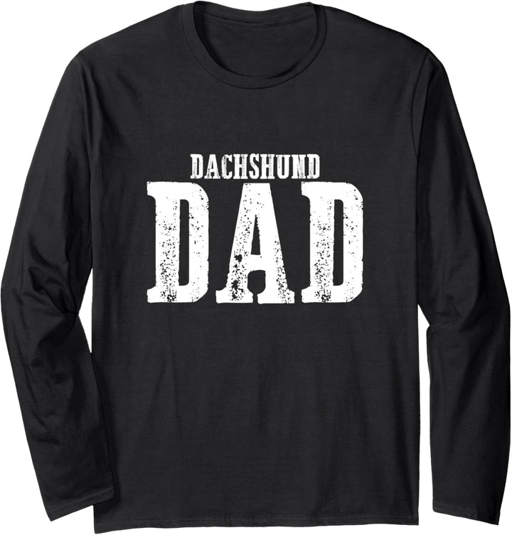 Dachshund Dad Dackel Langarmshirt