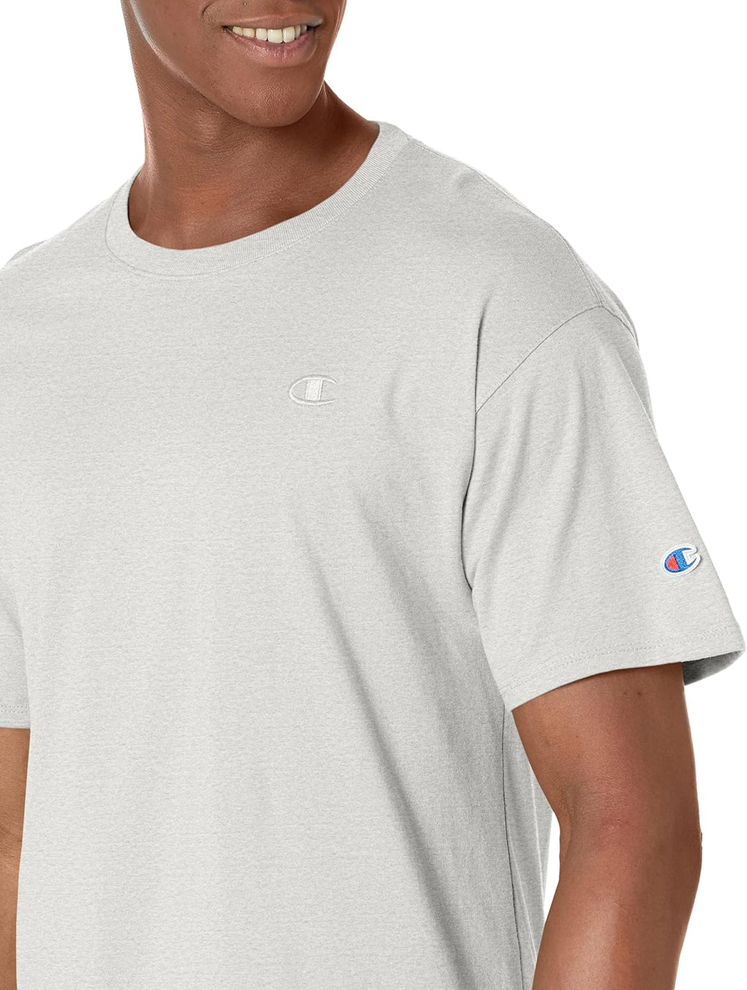 Champion Unisex Klassisches Jersey T-Shirt Hemd S Oxford-grau, S Oxford-grau