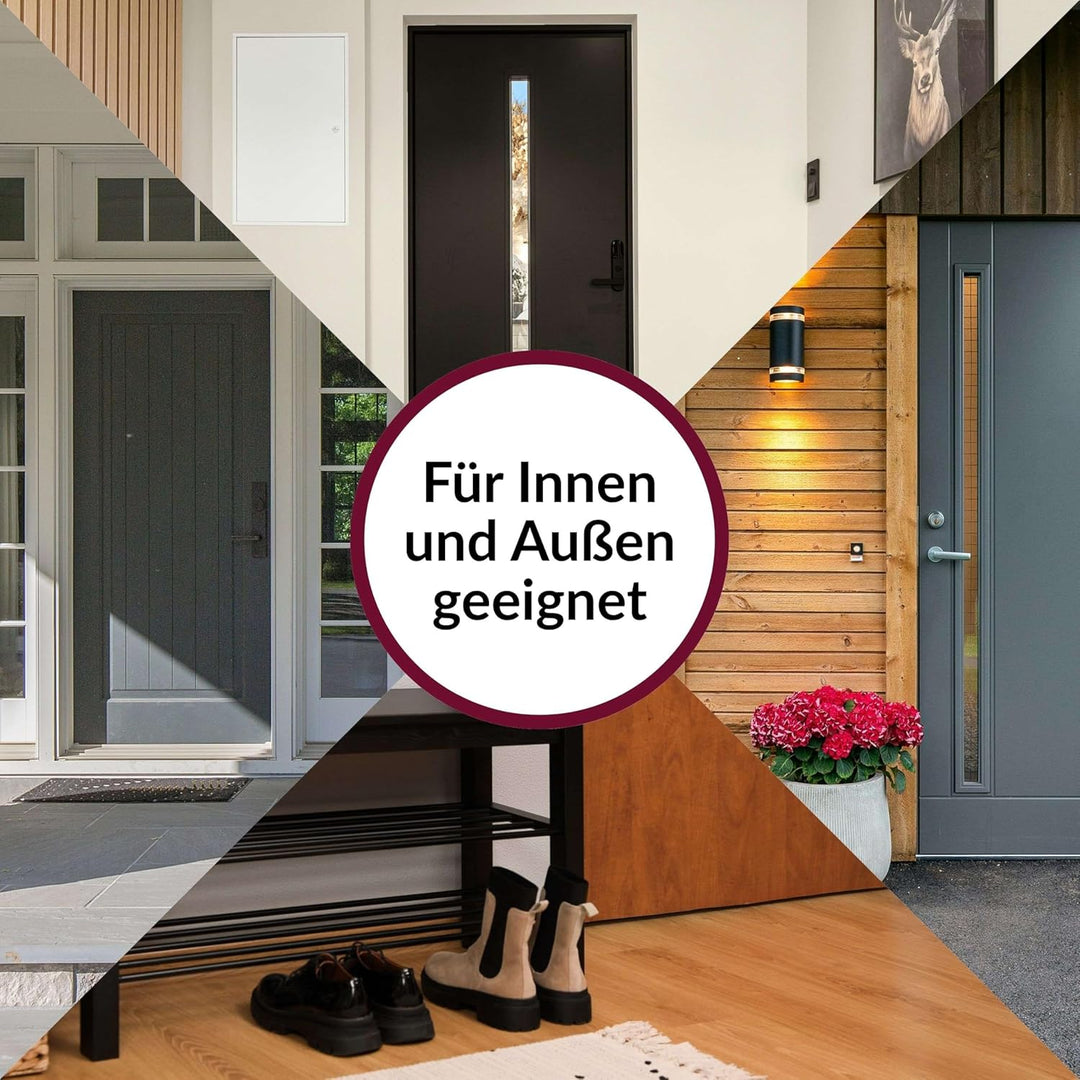 Fussmatte mit Wunschtext/Wunschname - Zuhause ist wo wir parken - Wohnmobil - 60x40cm, personalisier
