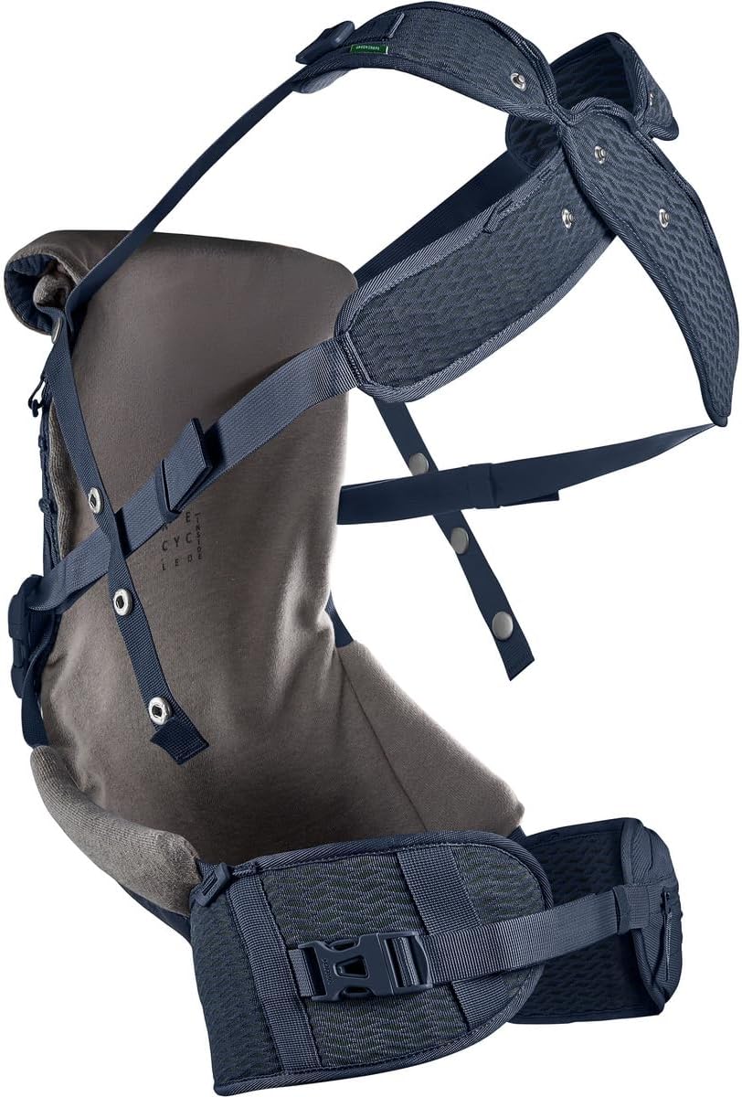 VAUDE Amare Baby Carrier Babytrage Neugeborene ab Geburt bis 3 Jahre, Kraxe Kindertrage, Rücken- und