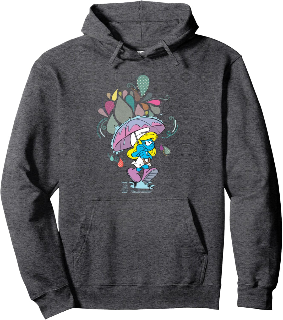 The Smurfs Schlumpfe Smurfette Magical Umbrella Pullover Hoodie