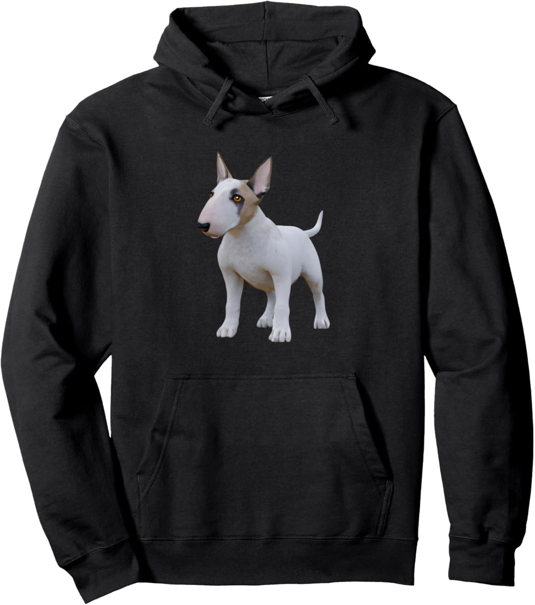 Niedlicher Miniatur-Bullterrier Pullover Hoodie