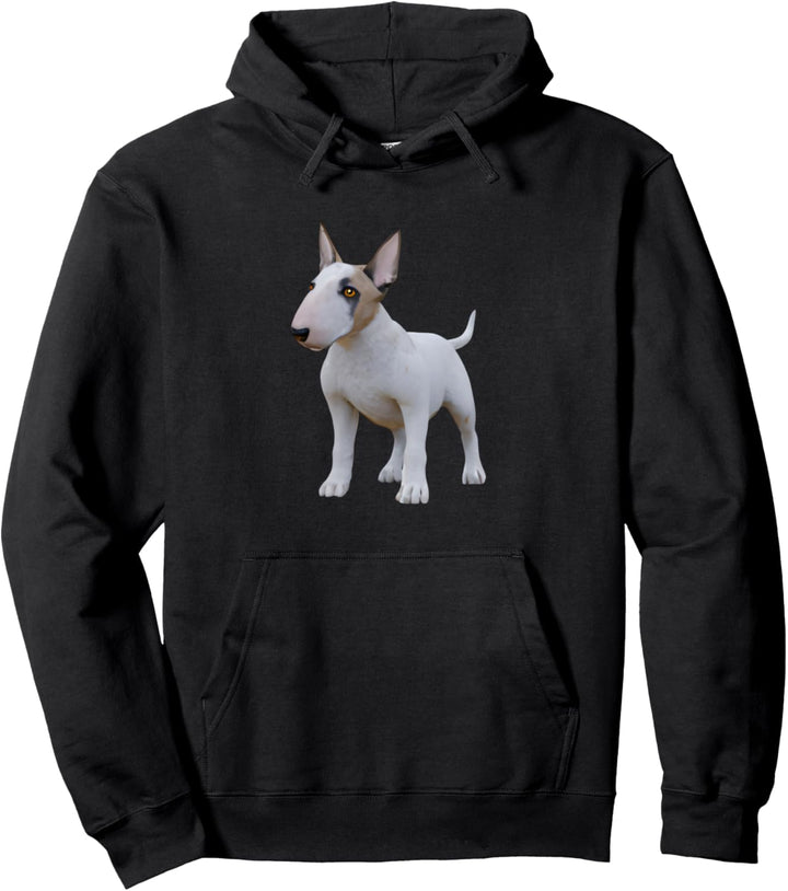 Niedlicher Miniatur-Bullterrier Pullover Hoodie