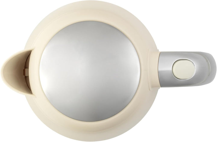 Salter Retro Cream 1,7L Wasserkocher - 2.2 Kw Kannen-Wasserkocher, 360° Sockel, Abnehmbarer Kalkfilt