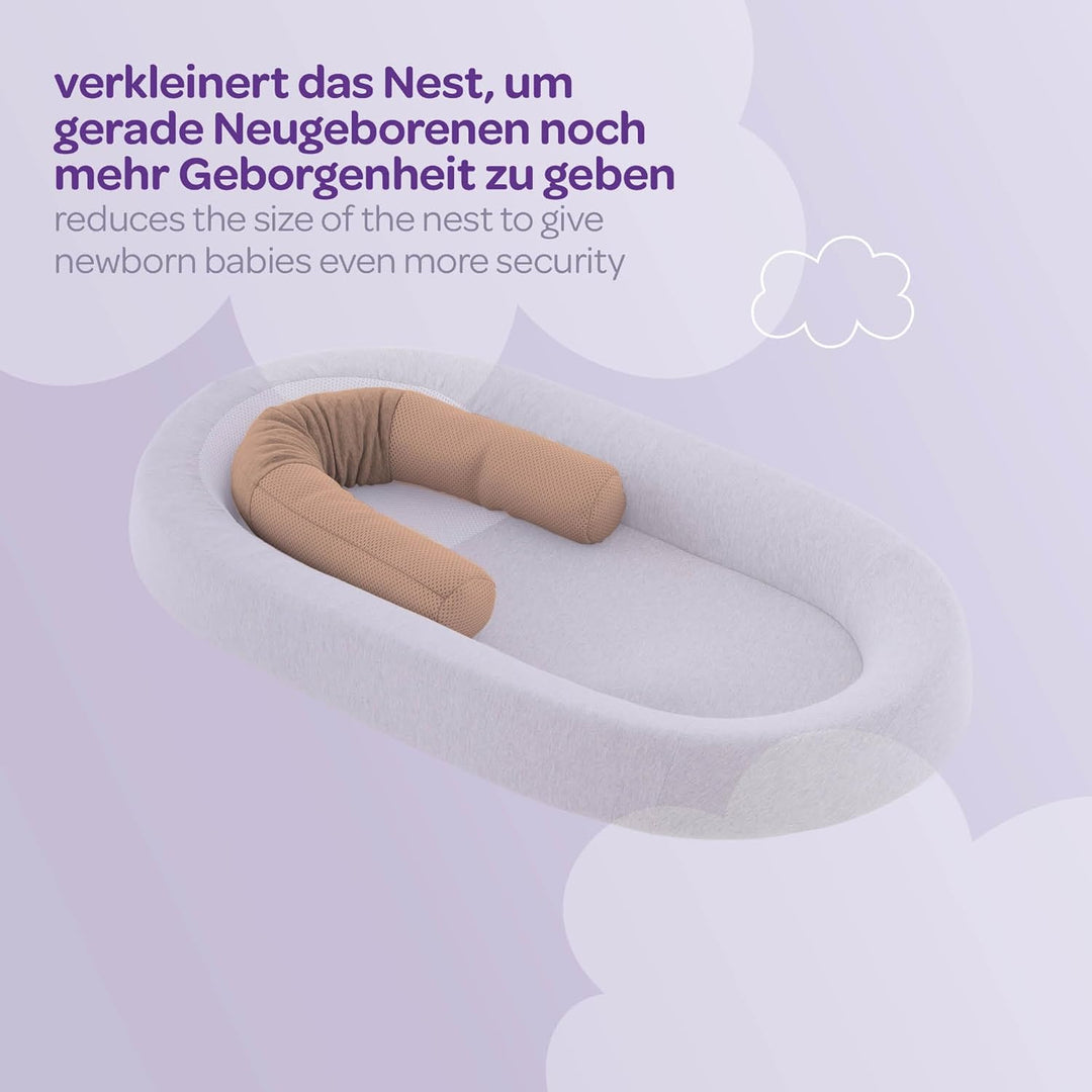TRÄUMELAND Nestverkleinerung – Weiche und atmungsaktive Bettschlange für Geborgenheit & Sicherheit i