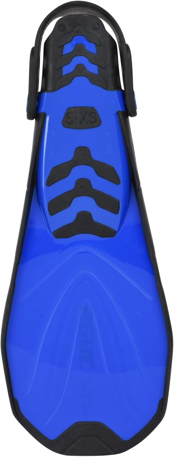 SEAC Zoom Erwachsene und Kinder Kurze Flossen zum Schwimmen und Schnorcheln 32-35 blau, 32-35 blau