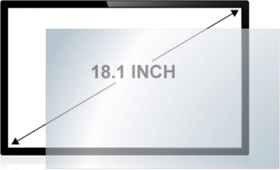 upscreen 18.1" Schutzfolie für 18,1 Zoll Flachbildschirme (46 cm) [359 x 287 mm, 5:4] – Kristallklar